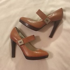 MICHAEL Michael Kors Leather Mary Jane Pumps